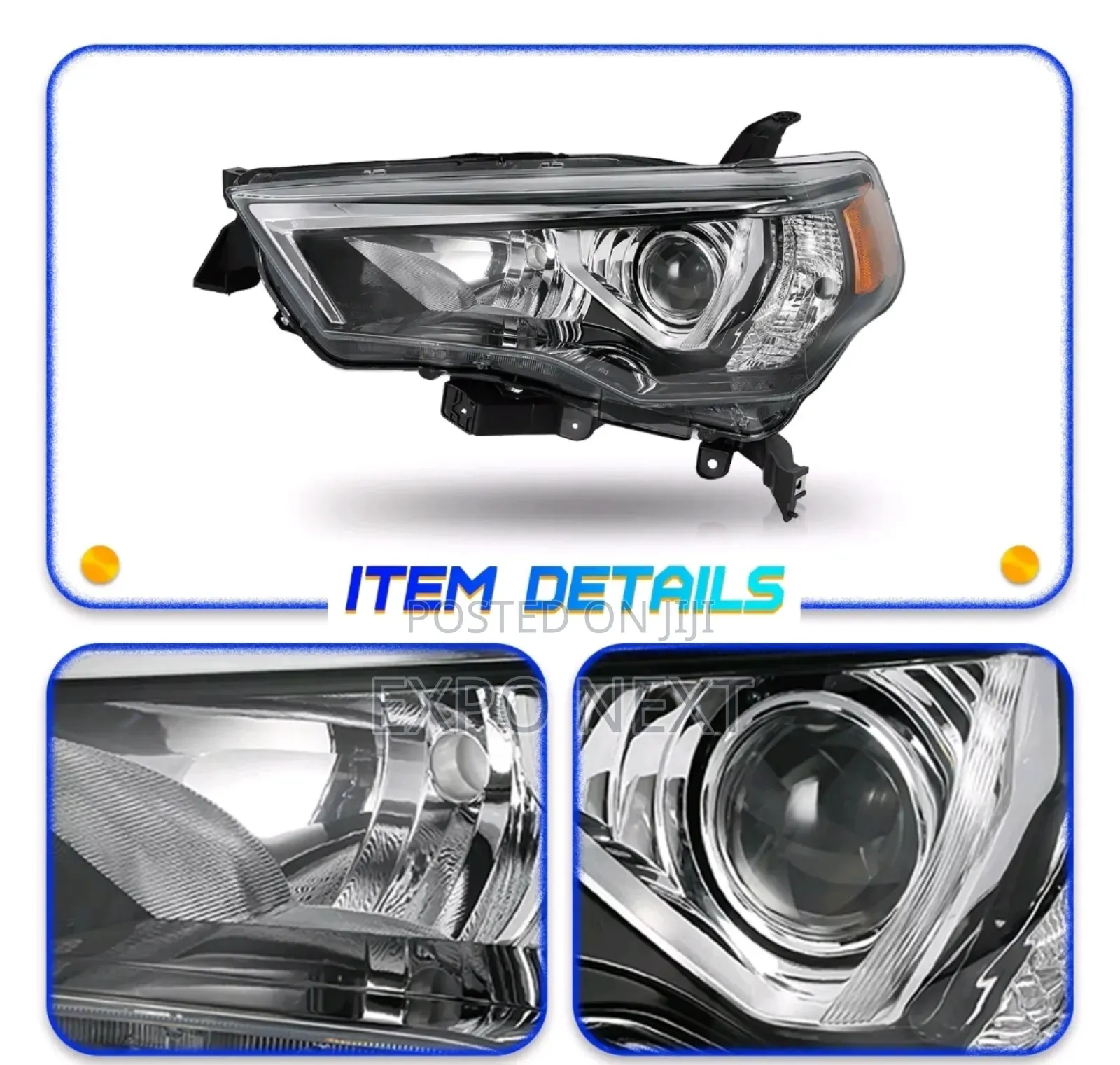 2014-2020 Toyota 4runner  Headlight Pair Led