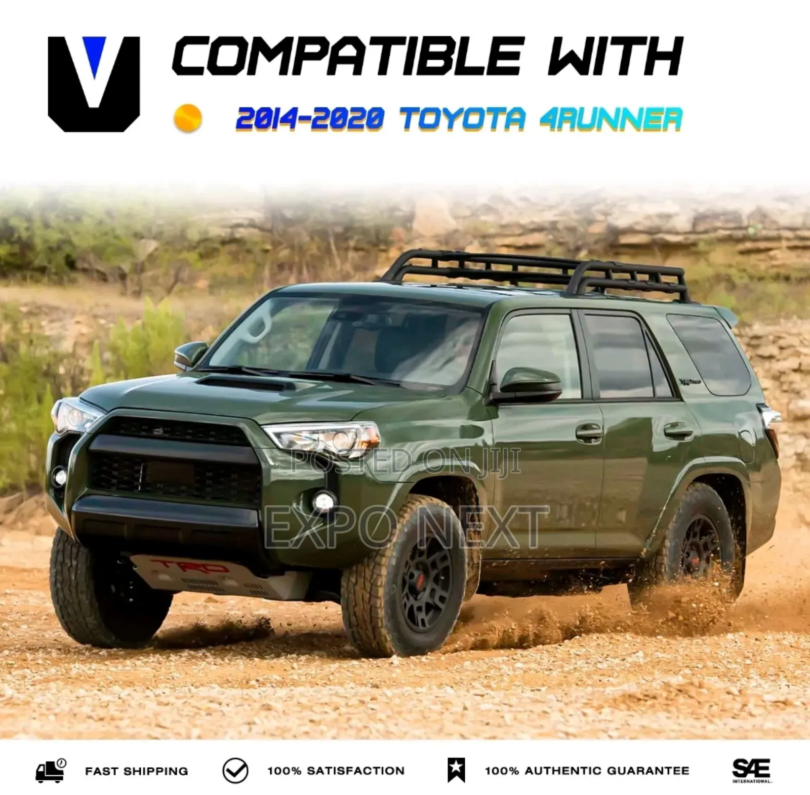 2014-2020 Toyota 4runner  Headlight Pair Led
