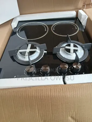 2 Electric 2 Gas Glass Inbuilt Cooker / Burner