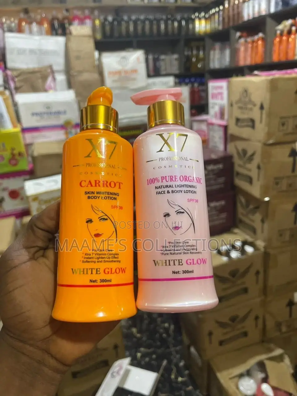 X7 White Glow Face Body Lotion