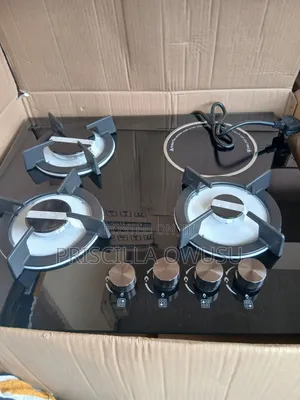 1 Electric 3 Gas Glass Inbuilt Cooker / Burner