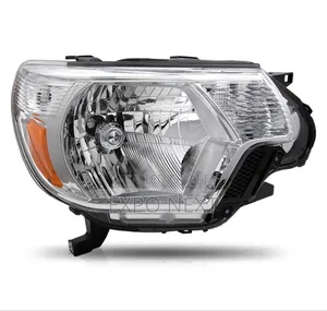 2012-2015 Toyota Tacoma Halogen Chrome Headlight Pair
