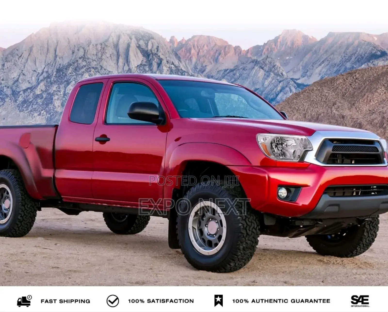 2012-2015 Toyota Tacoma Halogen Chrome Headlight Pair