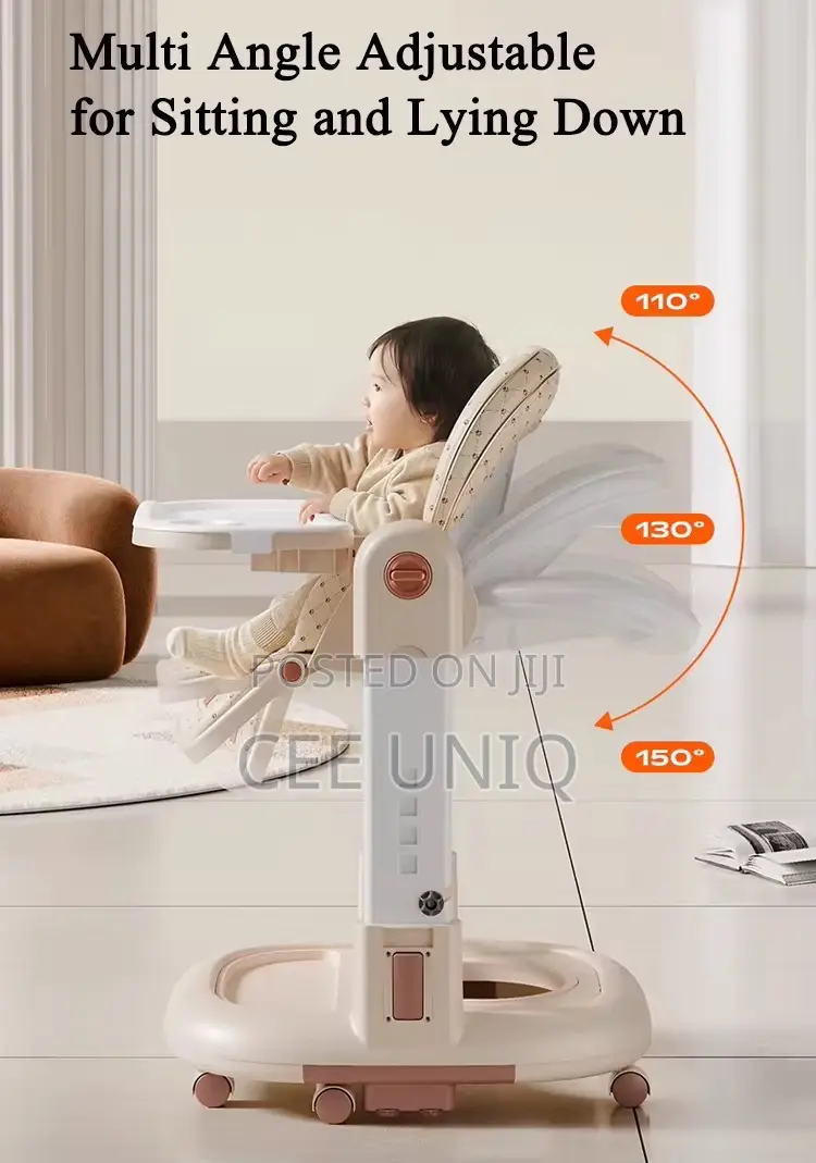 3 in 1 Adjustable Baby Feeding Chair With Walker