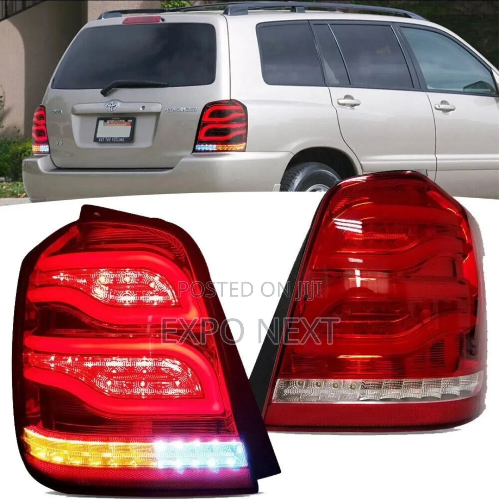 Led Tail Lights For Toyota Highlander 1st Gen(Xu20) 2001-2007