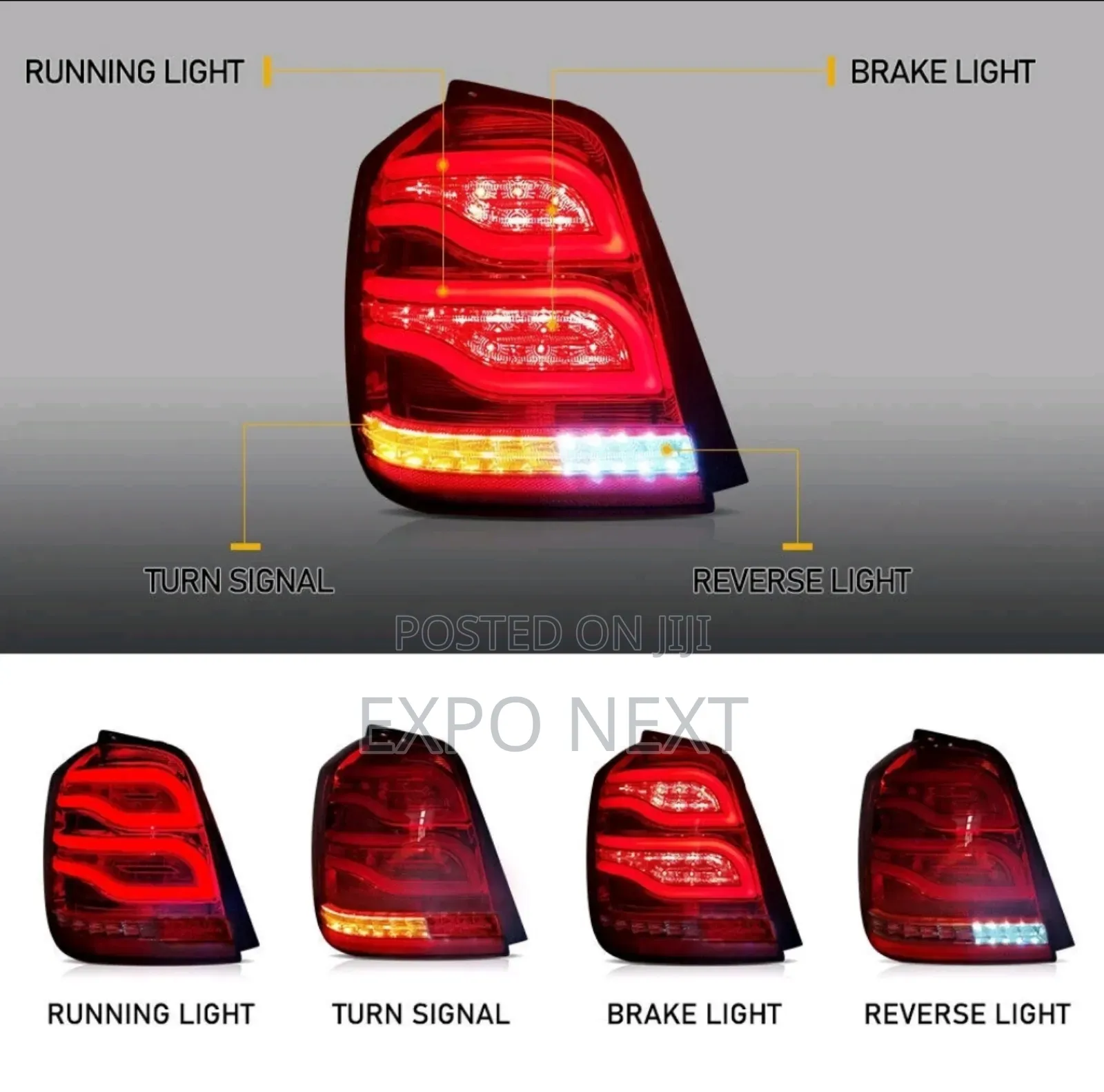 Led Tail Lights For Toyota Highlander 1st Gen(Xu20) 2001-2007