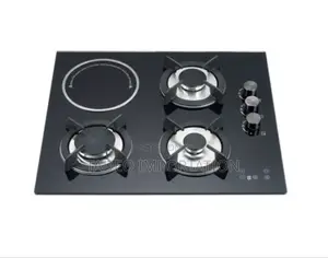 1 Electric 3 Gas Glass Inbuilt Cooker / Burner