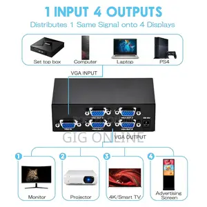 4 Port Vga Splitter