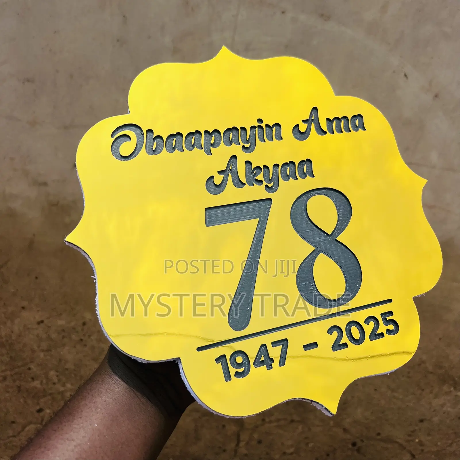 CNC Machine Engraving on Gold Alucobond