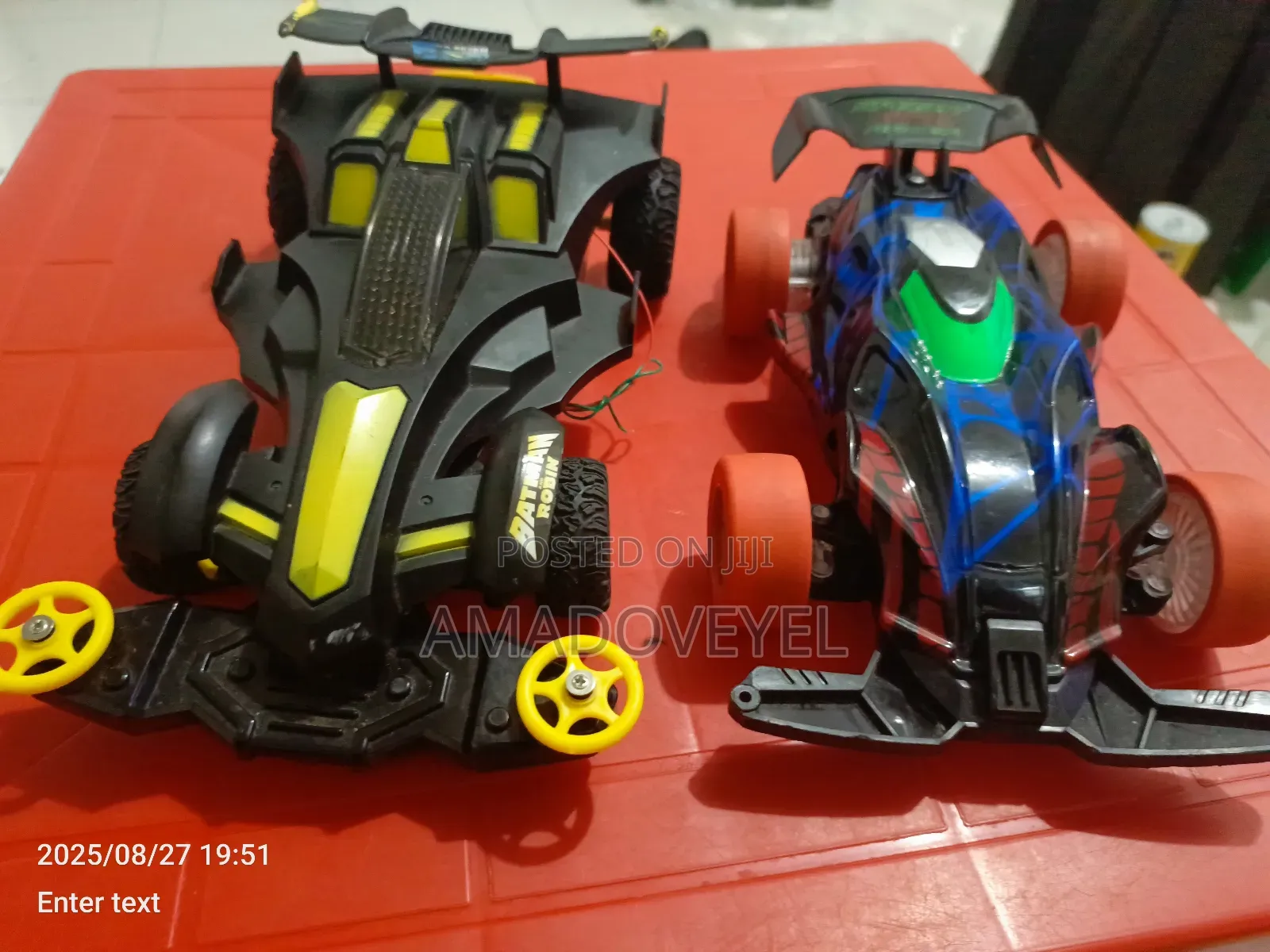 Spider Man and Batman Race Car