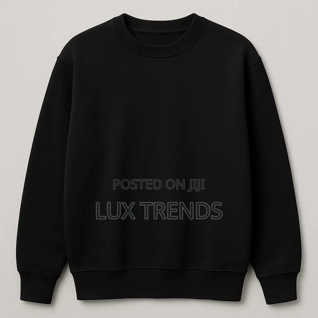 Heavy Plain Sweatshirts Available for Both Men and Women