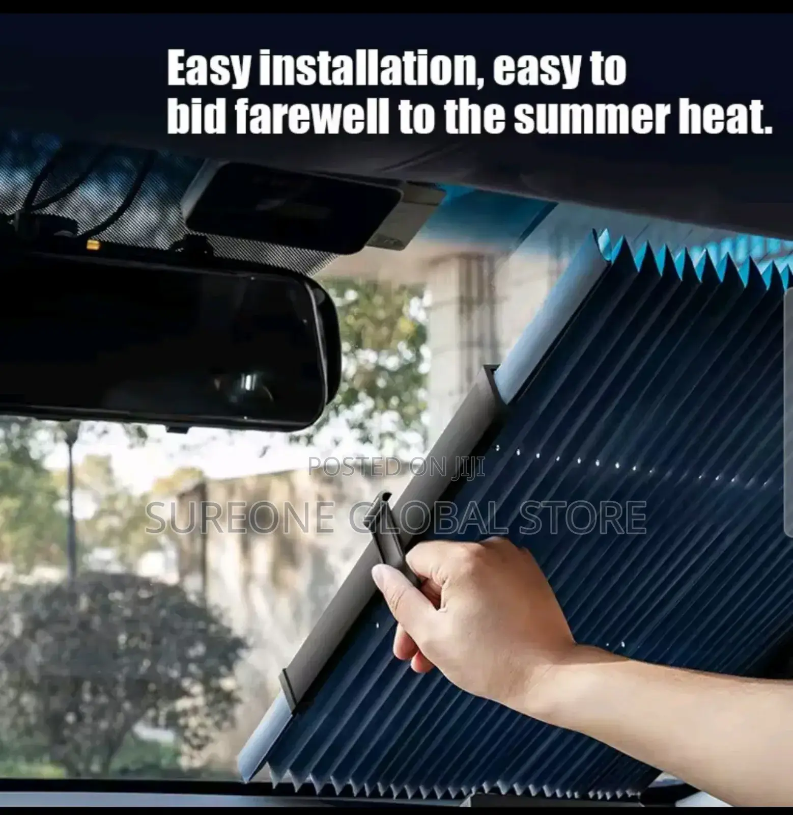Car Windshield Sunshade Curtain