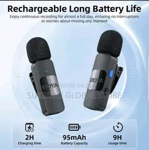 Original Boya by-v Professional Wireless Lavalier Mini Microphone