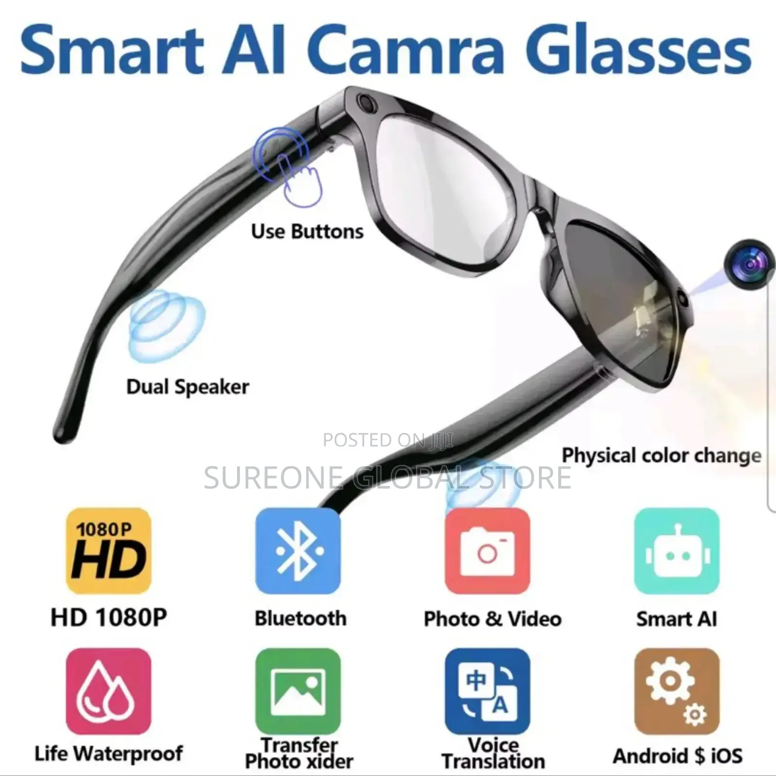 Ai 1080p Hd Smart Glasses