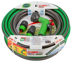 This Is Original 20 Maters Reinforces Green Garden Hose Pipe Multi