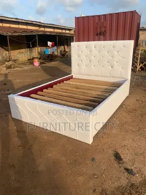 White Italian Leather Double Frame