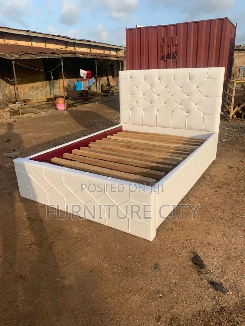 White Italian Leather Double Frame