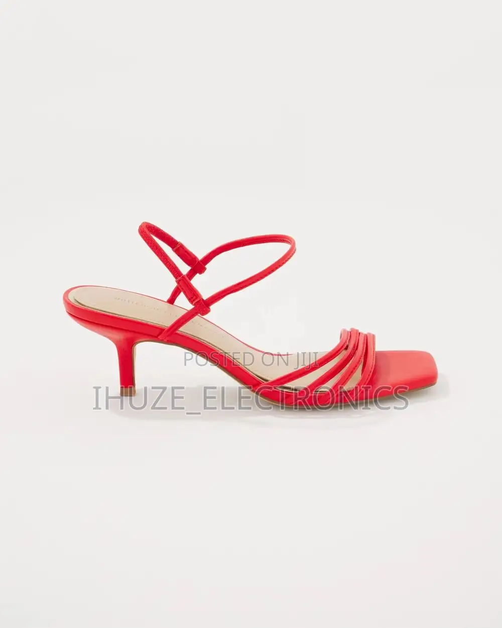 Strappy Kitten Heel Sandal (Us Sizes 7/8)