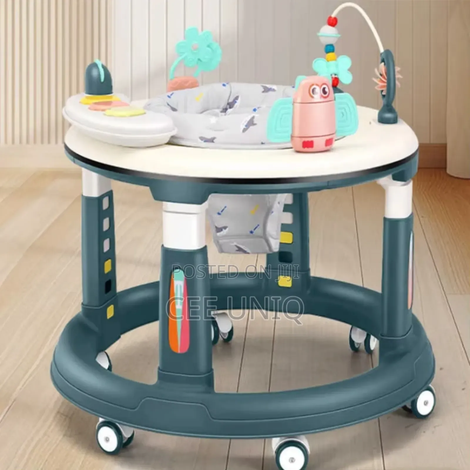Multifunctional Anti Rollover With Music Light Baby Walker