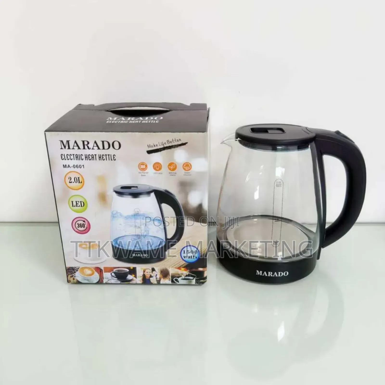 Glass Transparent Kettle