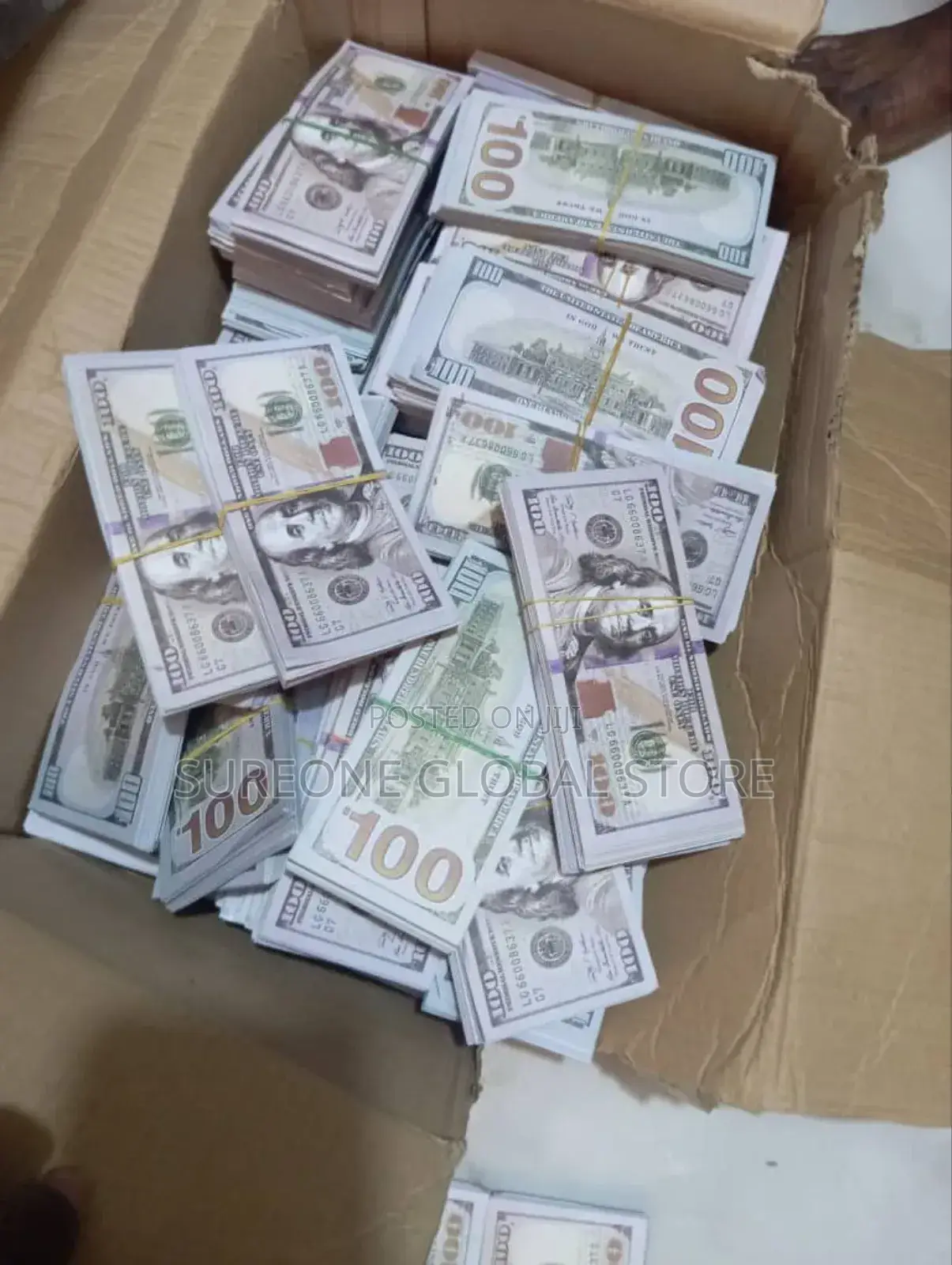 Fake Dollar Props for Movies
