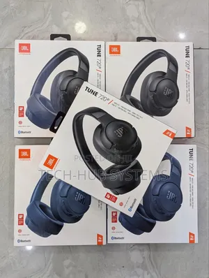 JBL Tune 720bt - Wireless Over-Ear Headphones Pure Bass Sound, 76hrs