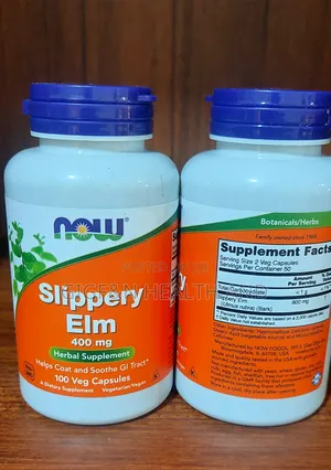 Now Foods, Slippery Elm 400mg, 100 Veg Caps (Gi Tract Health)