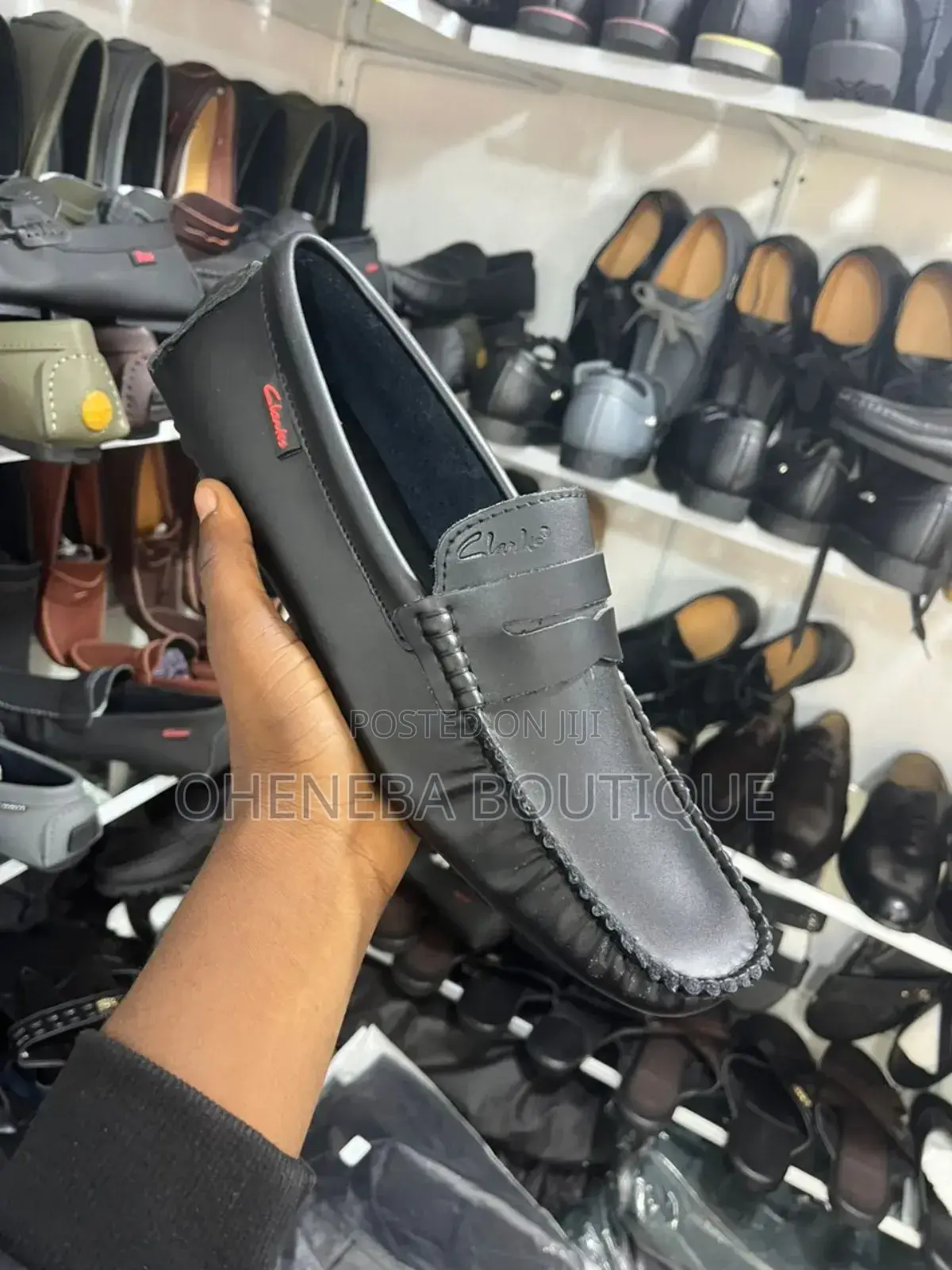 Plain Black Shoes Available for Men (Loafers)