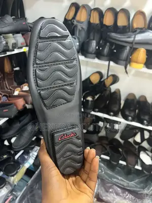 Plain Black Shoes Available for Men (Loafers)