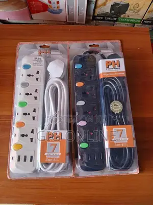 Pridehome 4-way Extension Socket With 7m Cable