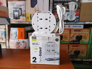 Double-sided Power Extension – 6 Sockets + 6 Usb