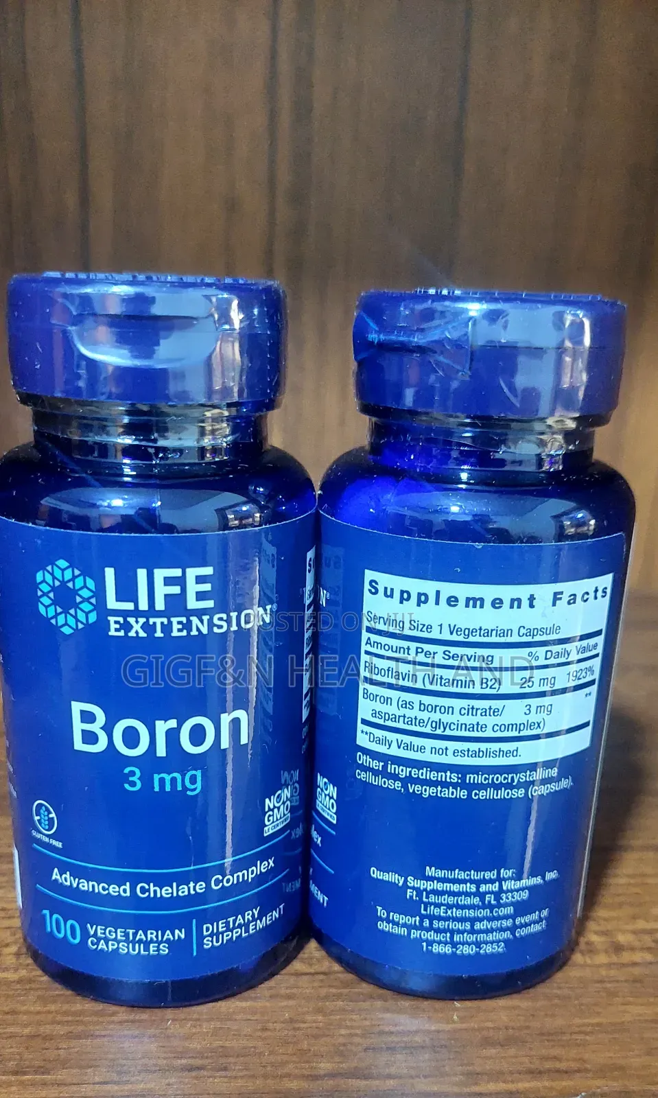 Life Extensions Boron, 3mg,100 Veg Caps(Men's Health)