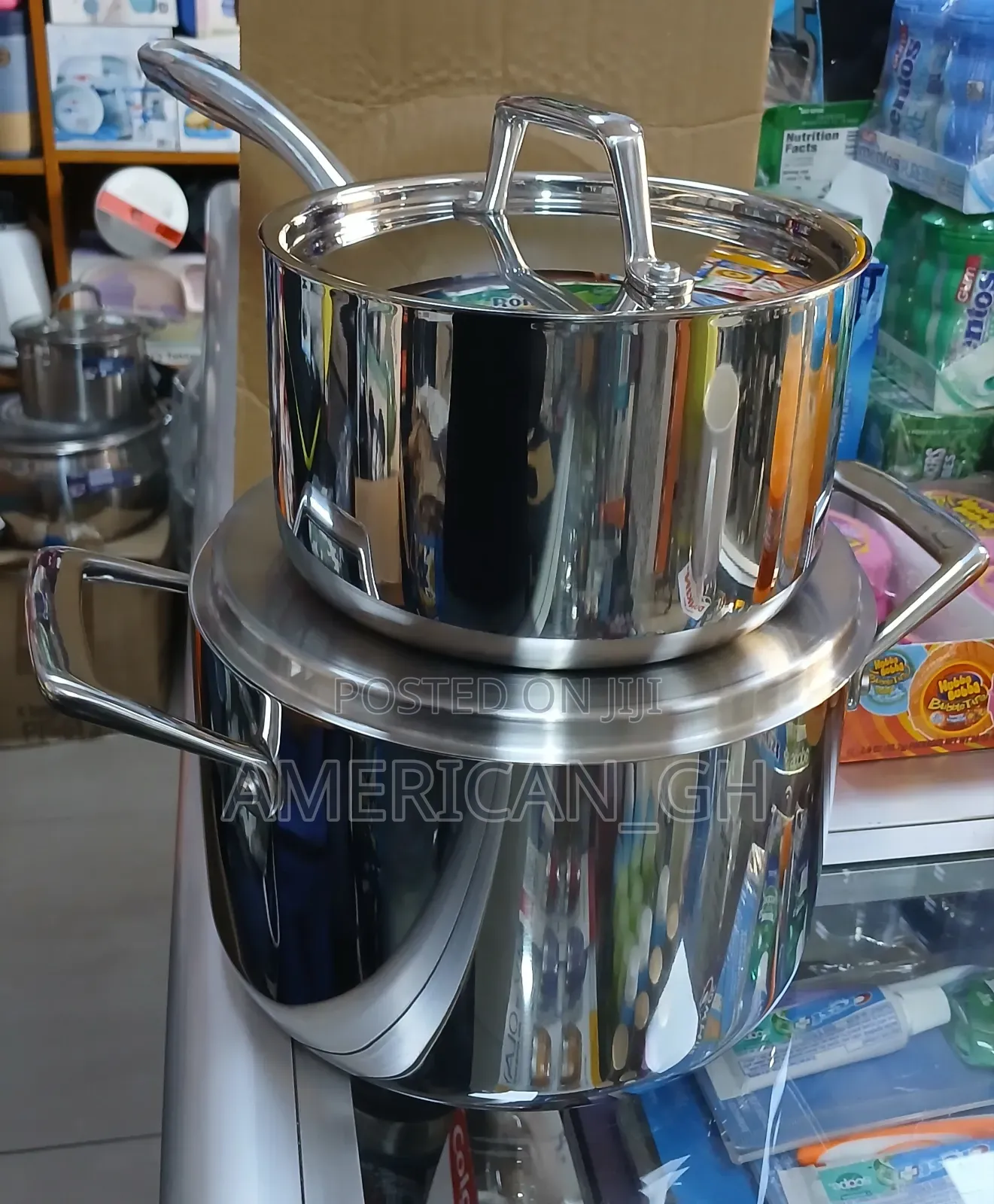 4 Pieces Tramontina Sauce Pan, 4qt and 2qt