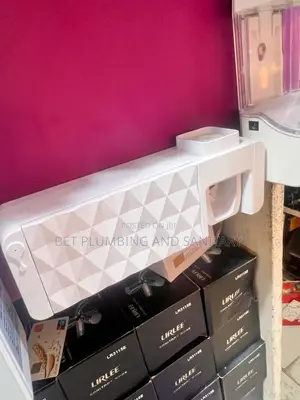 Toothbrush and Toothpaste Holder With Fluorescent Light