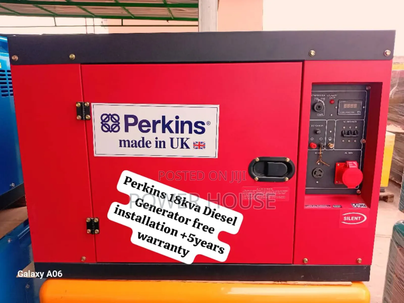 The Golden Power Perkins Diesel Generator 18kva Silent Perkins