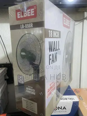 Elbee Wall Fan 18” With Remote Control (Lb898r)