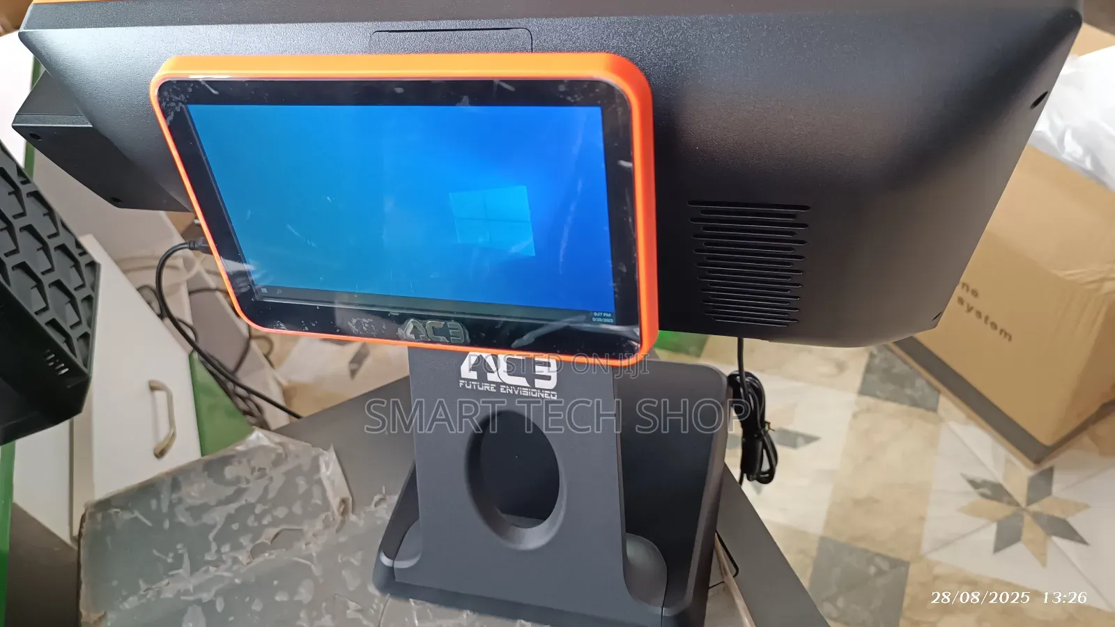 Ace 18.5 Touch Dual Screen Pos I5 8th Gen 8gb Ram 128gb Nvme, Rfid