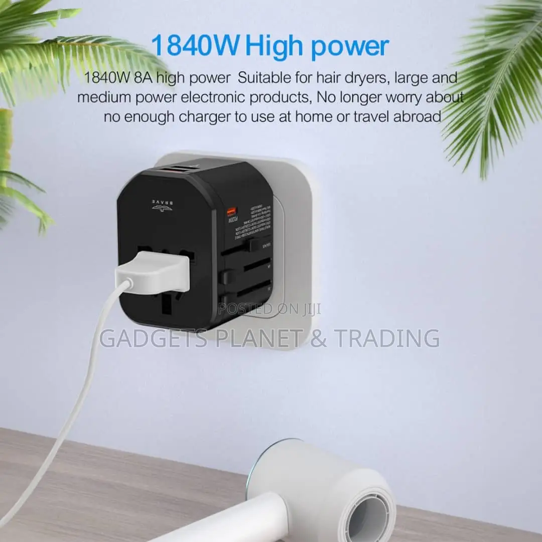 Brave 20w Multi-Port Travel Charger With Pd Qc 3.0 - BTC-33