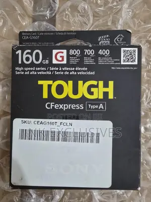 Sony 160gb Cfexpress Type a Tough Memory Card
