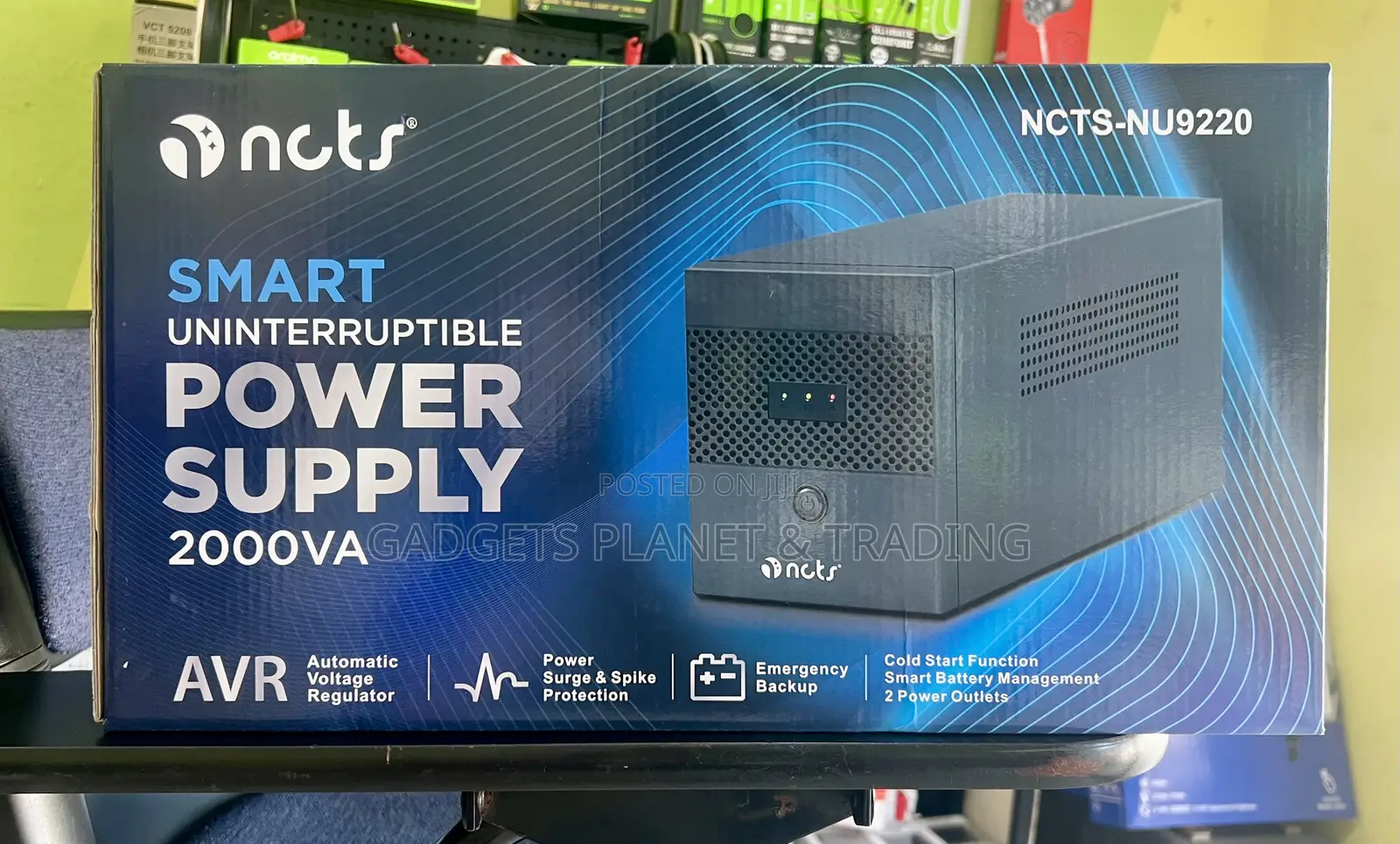 NCTS Uninterruptible Power Supply With Inbuilt Avr 2000va - Ups 2kva