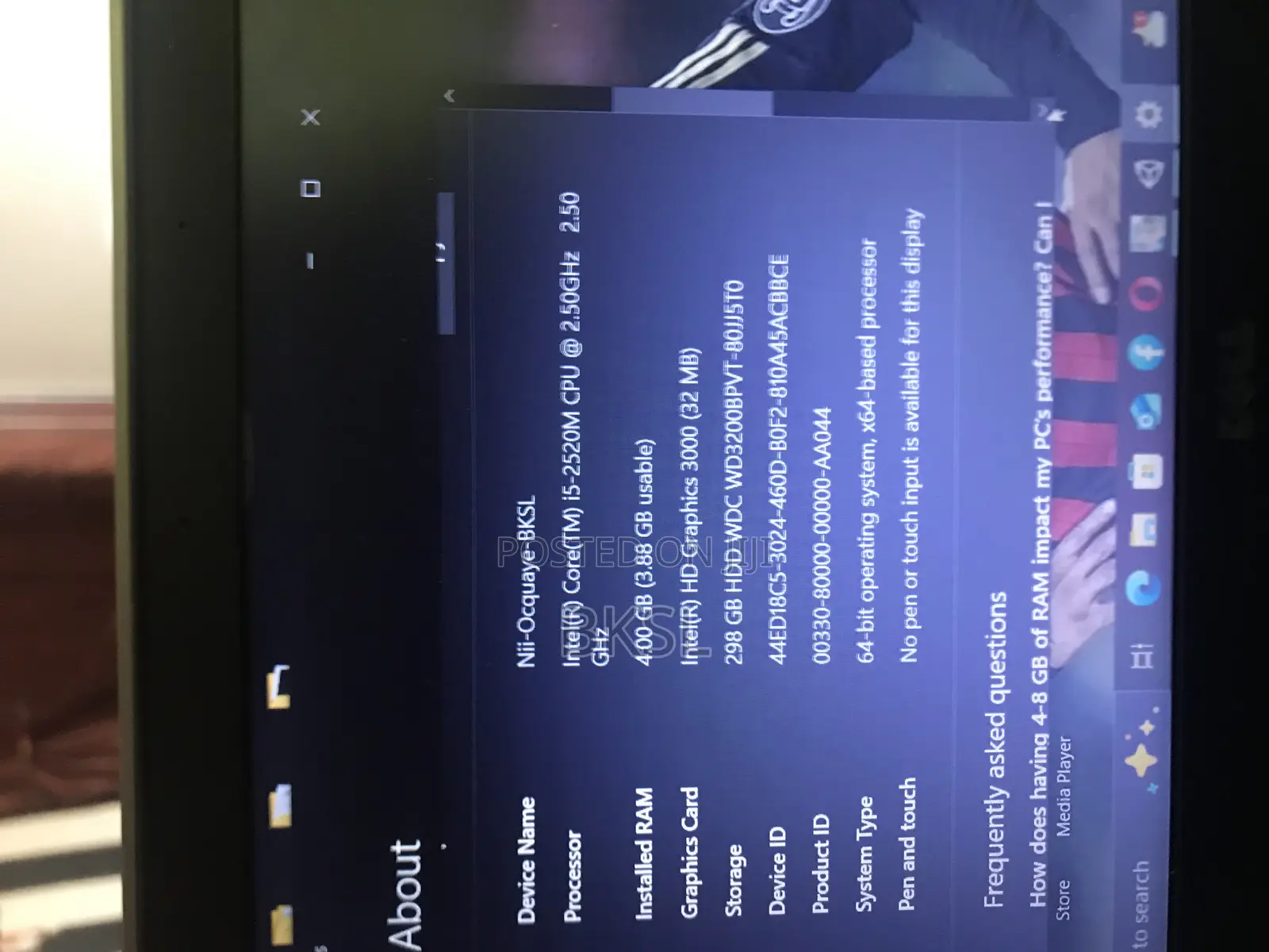 Laptop Dell Latitude E6320 4GB Intel Core i5 HDD 320GB