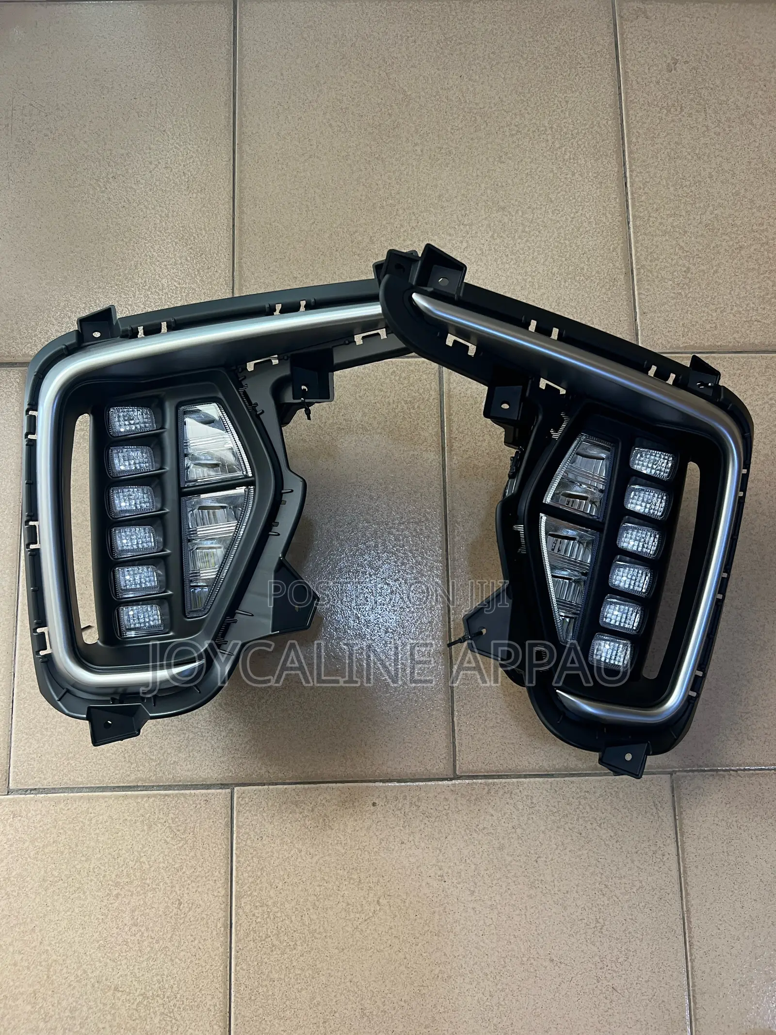 Hyundai Santa Fe 2017-2020 Sport Fog Light and Cover Led Complete