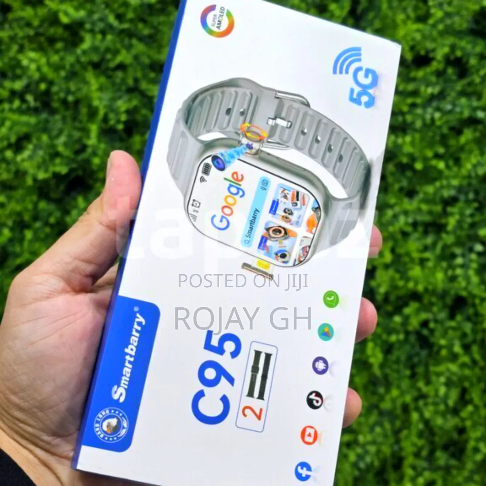 C95 Ultra Android 4g Sim Rotating Camera Smart Watch 4gb/64gb Memory