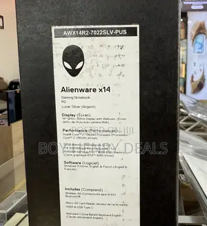 New Laptop Dell Alienware X14 32GB Intel Core I7 SSD 1T