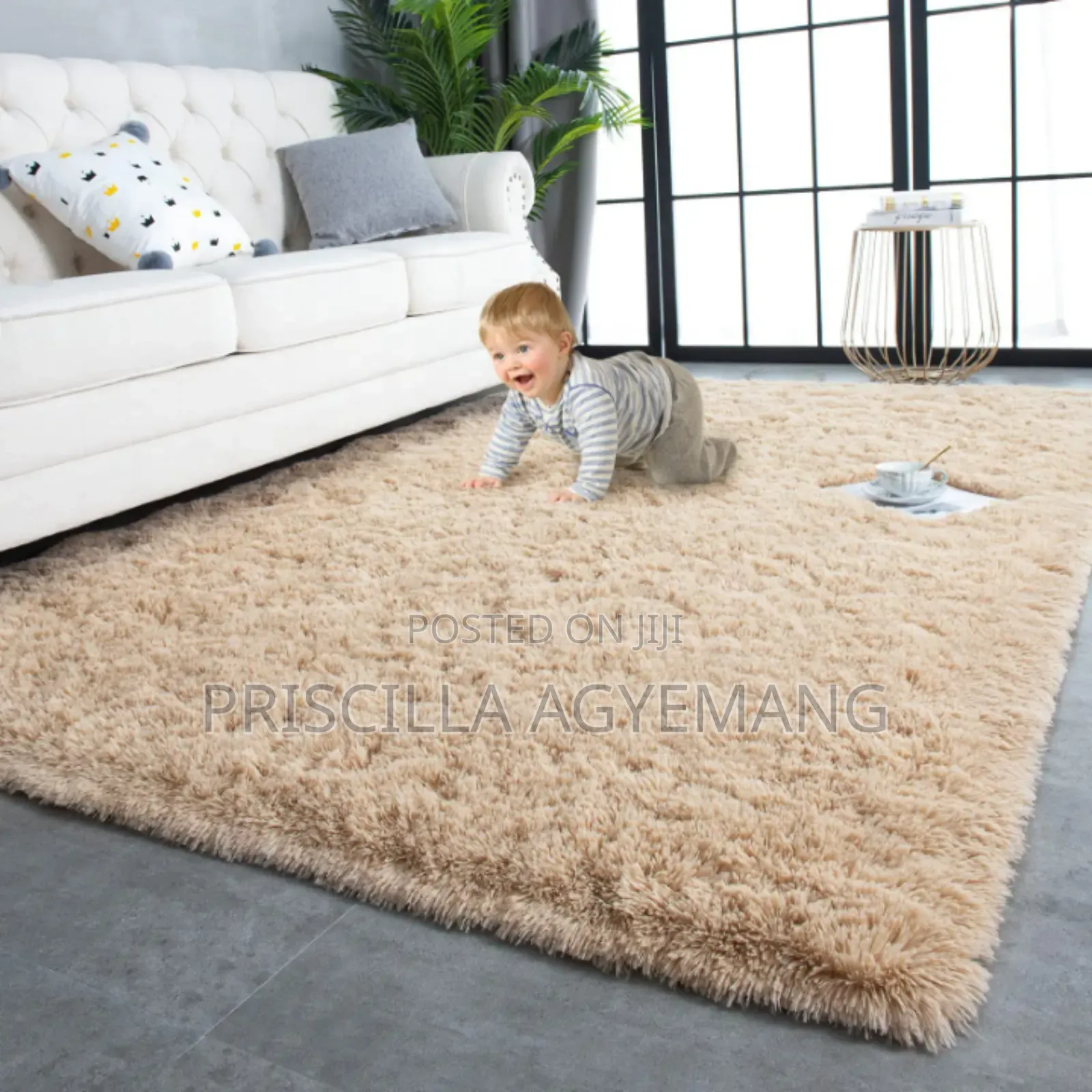 200 by 250 Cm Fluffy Carpet Available