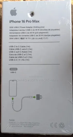 iPhone 16 Pro Max Charger