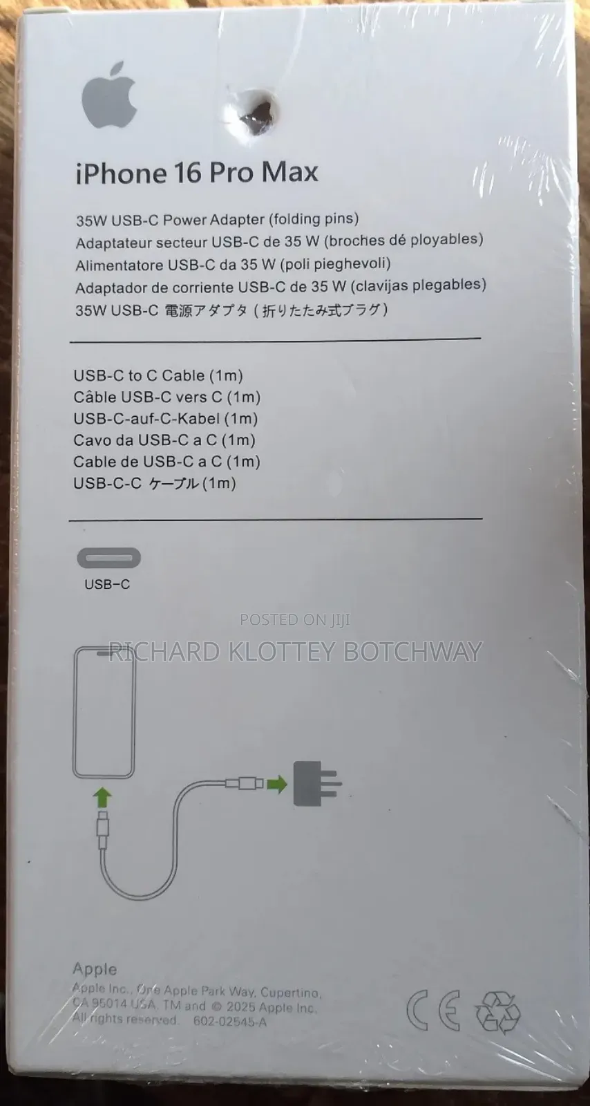 iPhone 16 Pro Max Charger