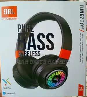 JBL Tune 730bt Pure Bass Wireless Headphone.