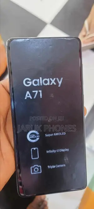 New Samsung Galaxy A71 128 GB Black