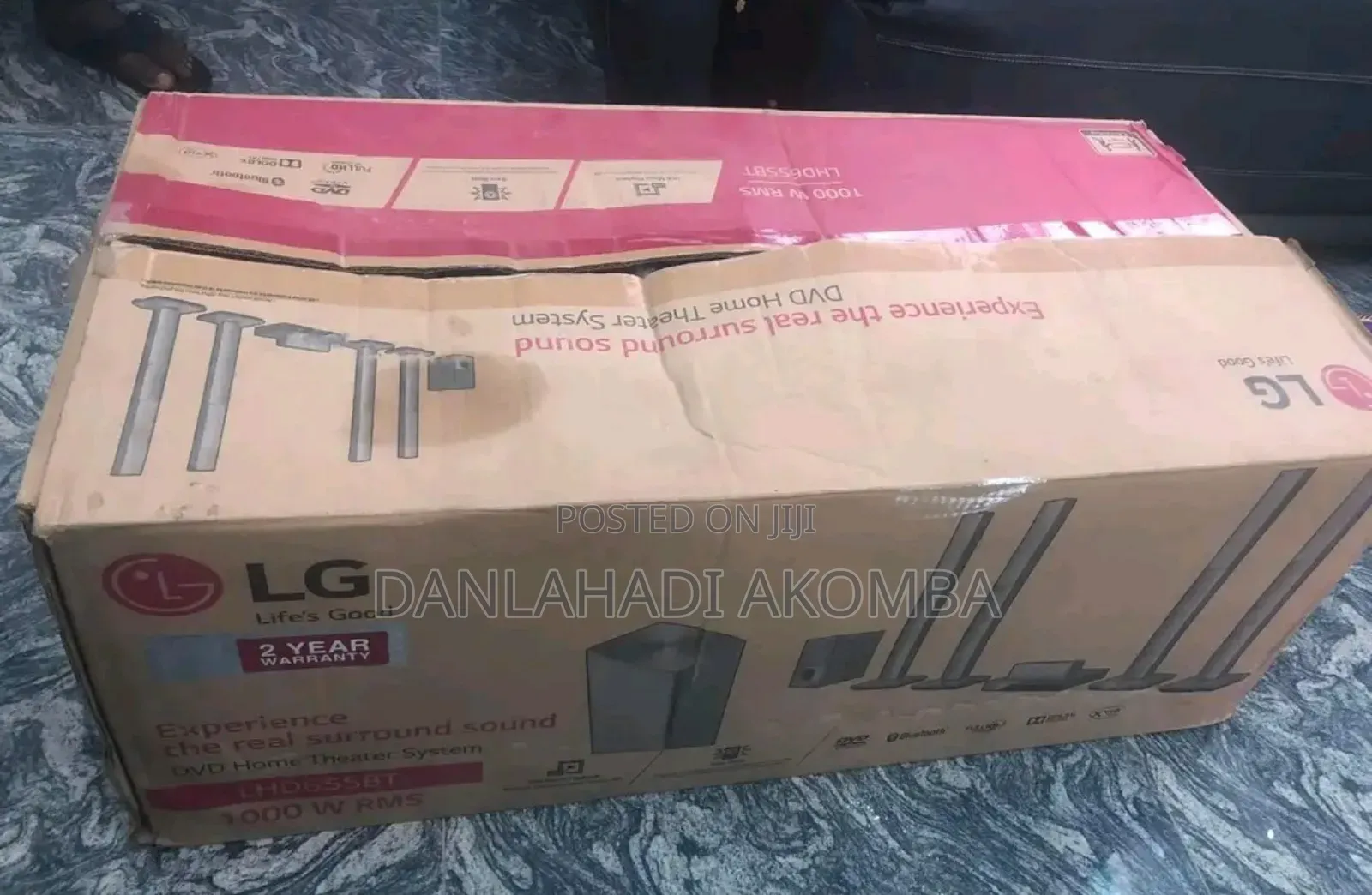 Lg LHD-Bt655 1000 Watts RMS